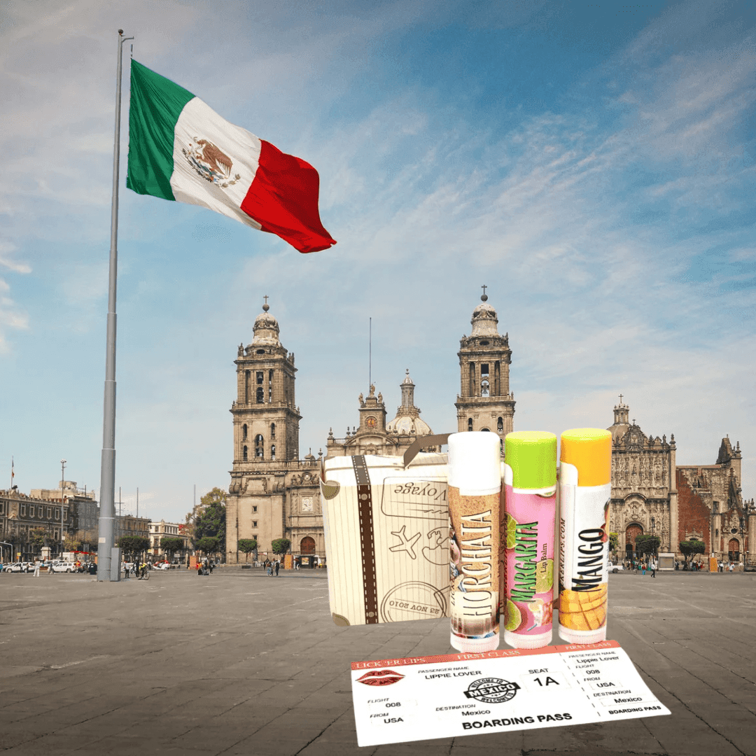 Lickerlips Lip Balm Passports | Country Flavor Themes - Naturally Sweetned