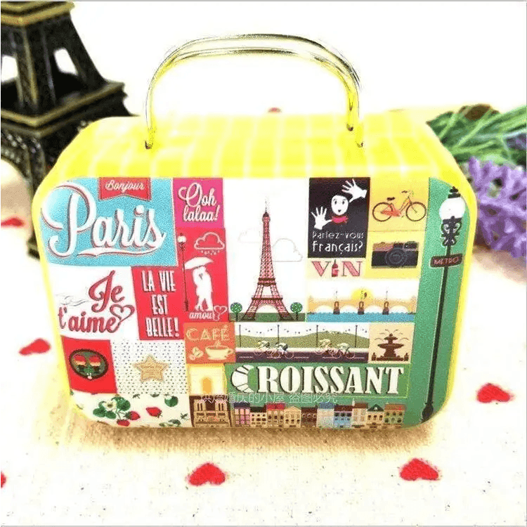 Lip Balm Holder - Retro Suitcase