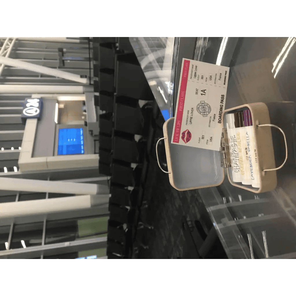 Lip Balm Holder - Retro Suitcase