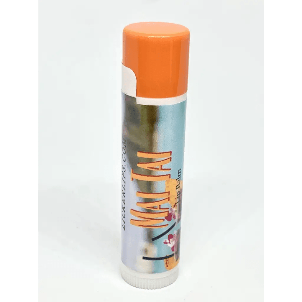 #Natural nut free lip balm# - #Lick 'er Lips Lip Balm#Mai Tai Lip Balm