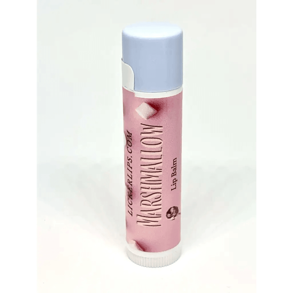 #Natural nut free lip balm# - #Lick 'er Lips Lip Balm#Marshmallow Lip Balm