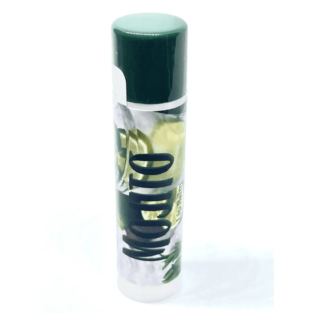Natural nut free lip balm - Lick 'er Lips Lip BalmMojito Lip Balm - Handmade and Naturally Sweetened