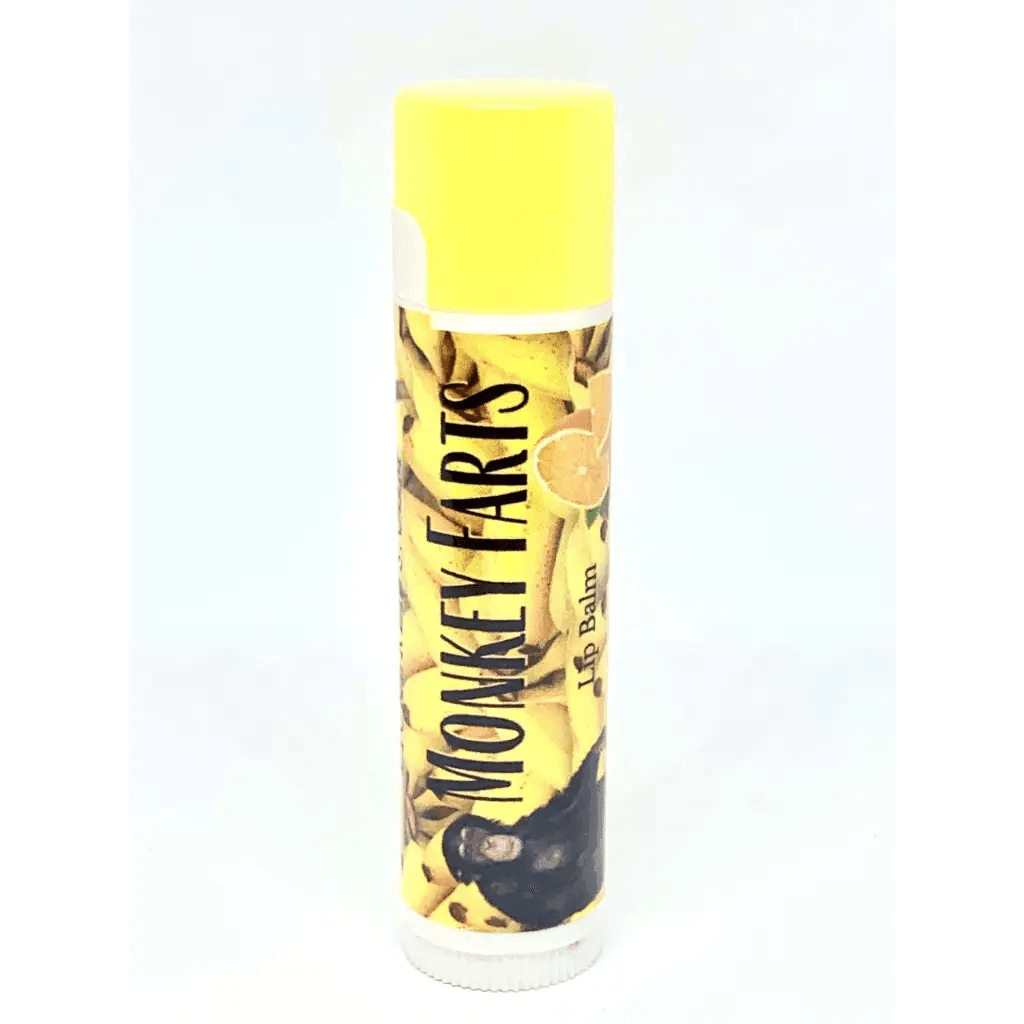 #Natural nut free lip balm# - #Lick 'er Lips Lip Balm#Monkey Farts Lip Balm