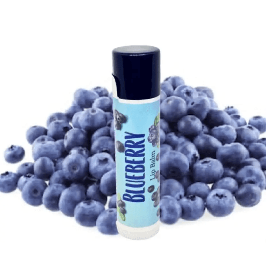 #Natural nut free lip balm# - #Lick 'er Lips Lip Balm#Natural Blueberry Lip Balm - Moisturizing Lip Care