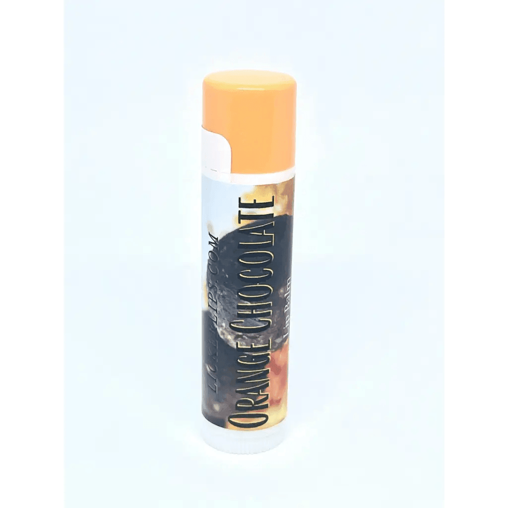 #Natural nut free lip balm# - #Lick 'er Lips Lip Balm#Orange Chocolate Lip Balm