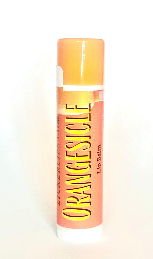 Natural nut free lip balm - Lick 'er Lips Lip BalmOrangesicle Lip Balm - Naturally Sweetened Lip Care