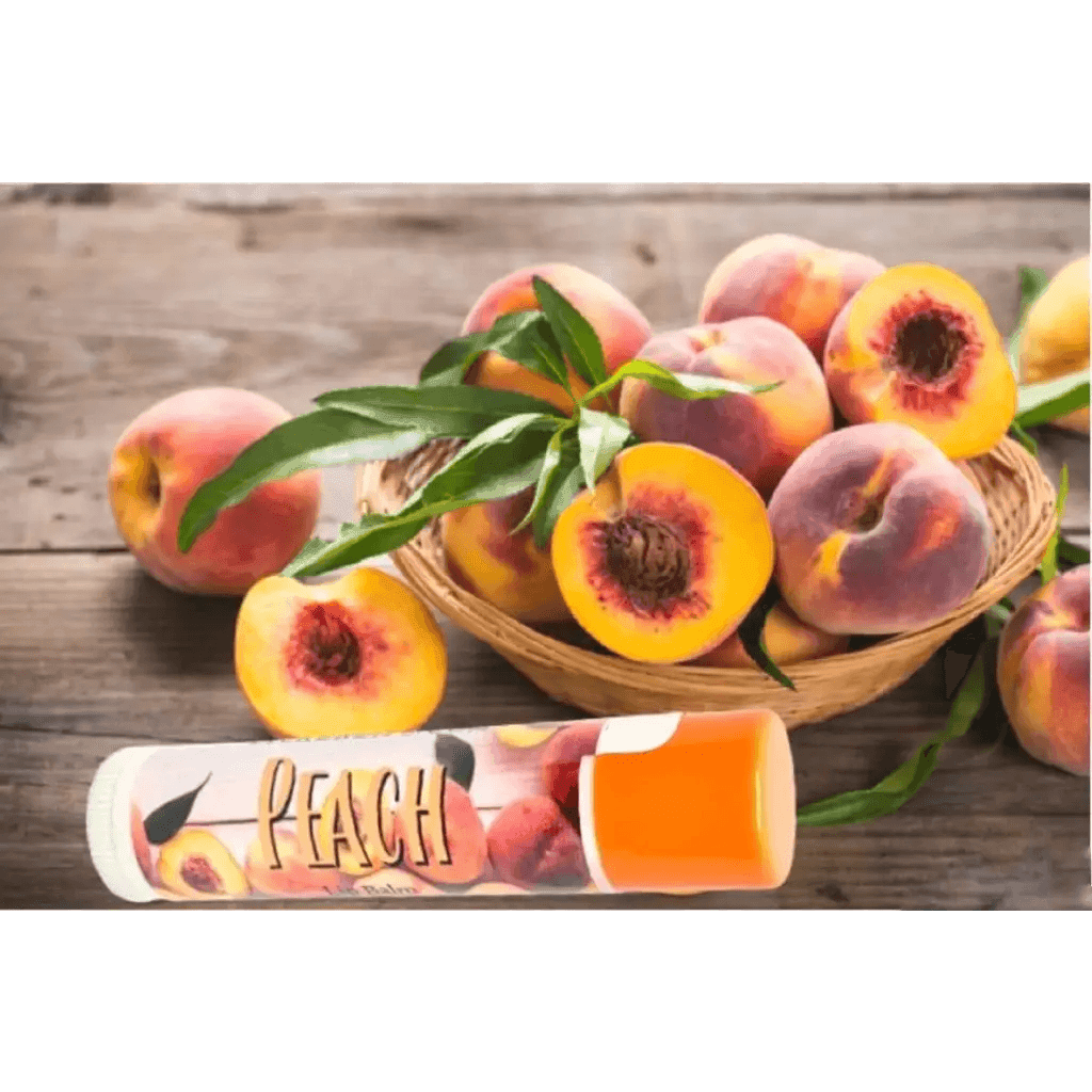 #Natural nut free lip balm# - #Lick 'er Lips Lip Balm#Peach Lip Balm