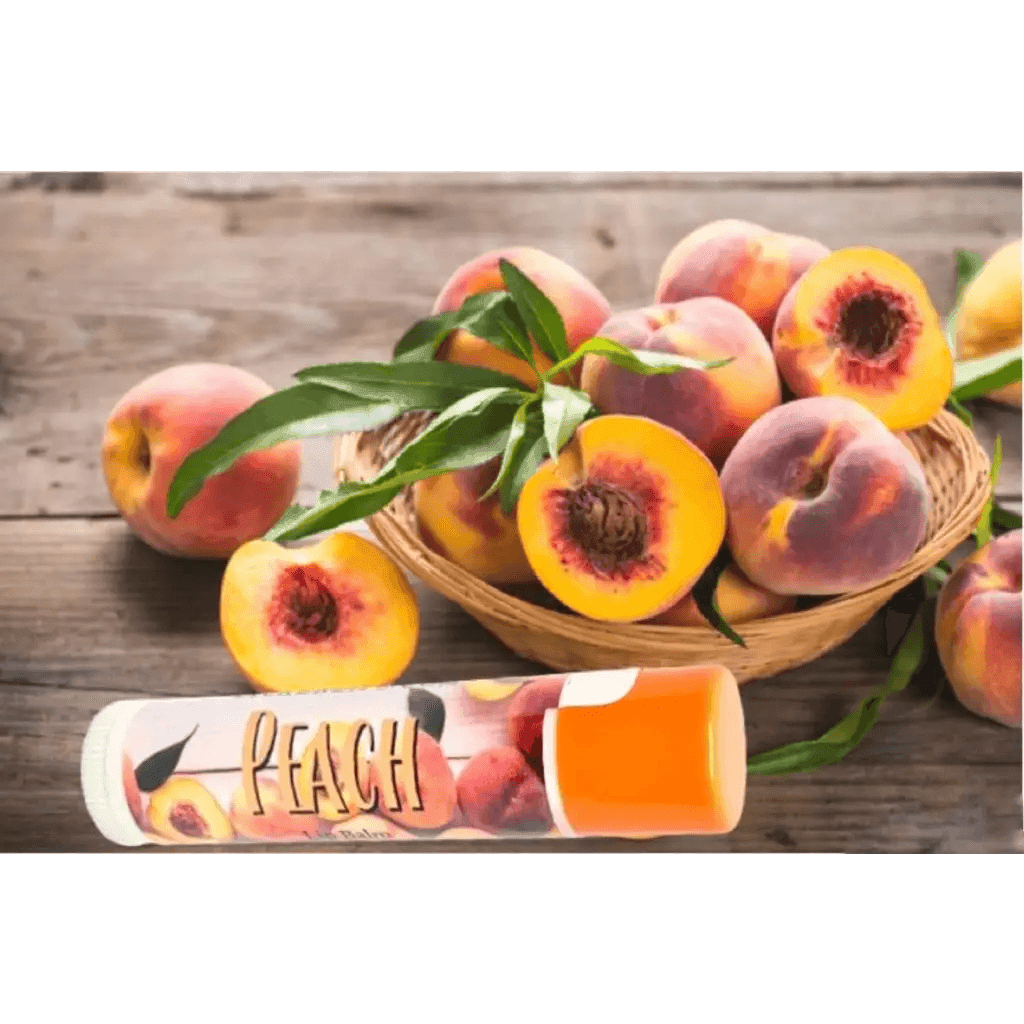Natural nut free lip balm - Lick 'er Lips Lip BalmPeach Lip Balm – Hydrating & Tinted for Natural Beauty