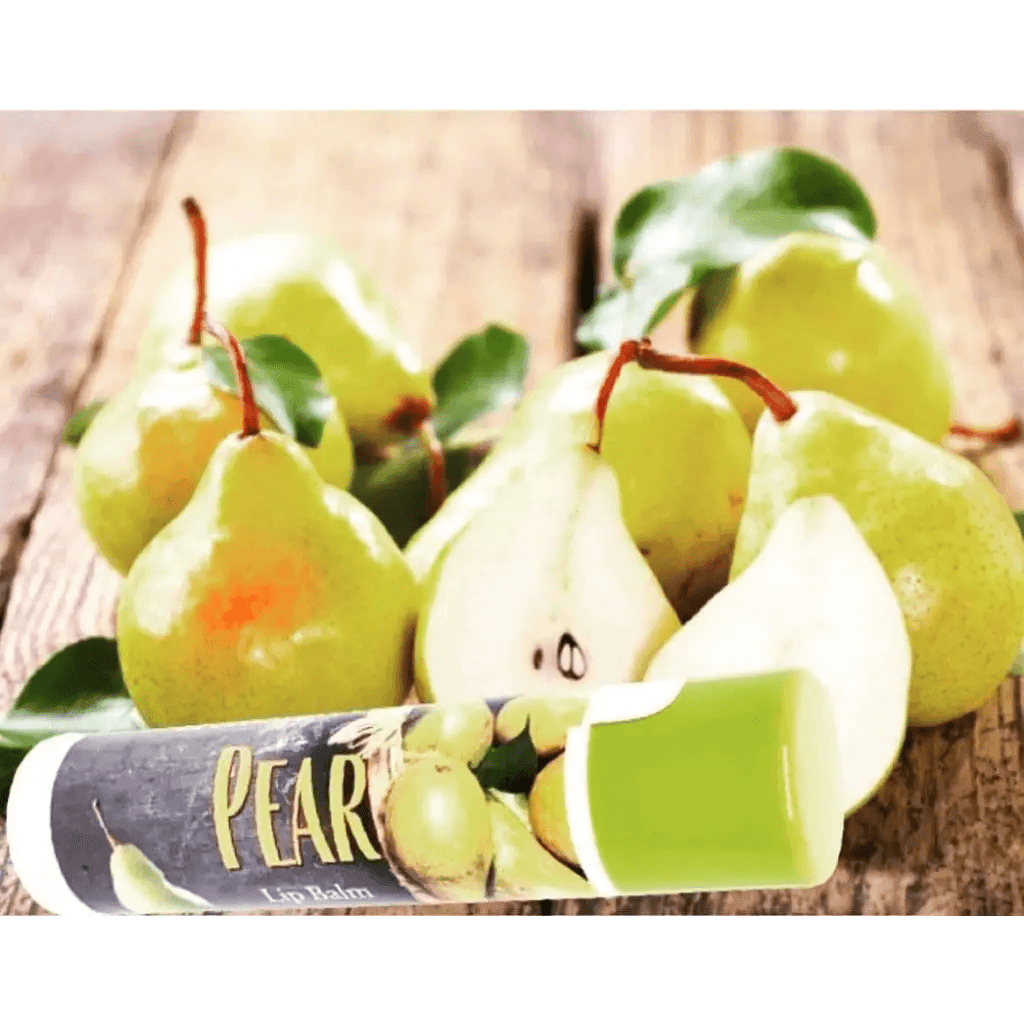 #Natural nut free lip balm# - #Lick 'er Lips Lip Balm#Pear Lip Balm