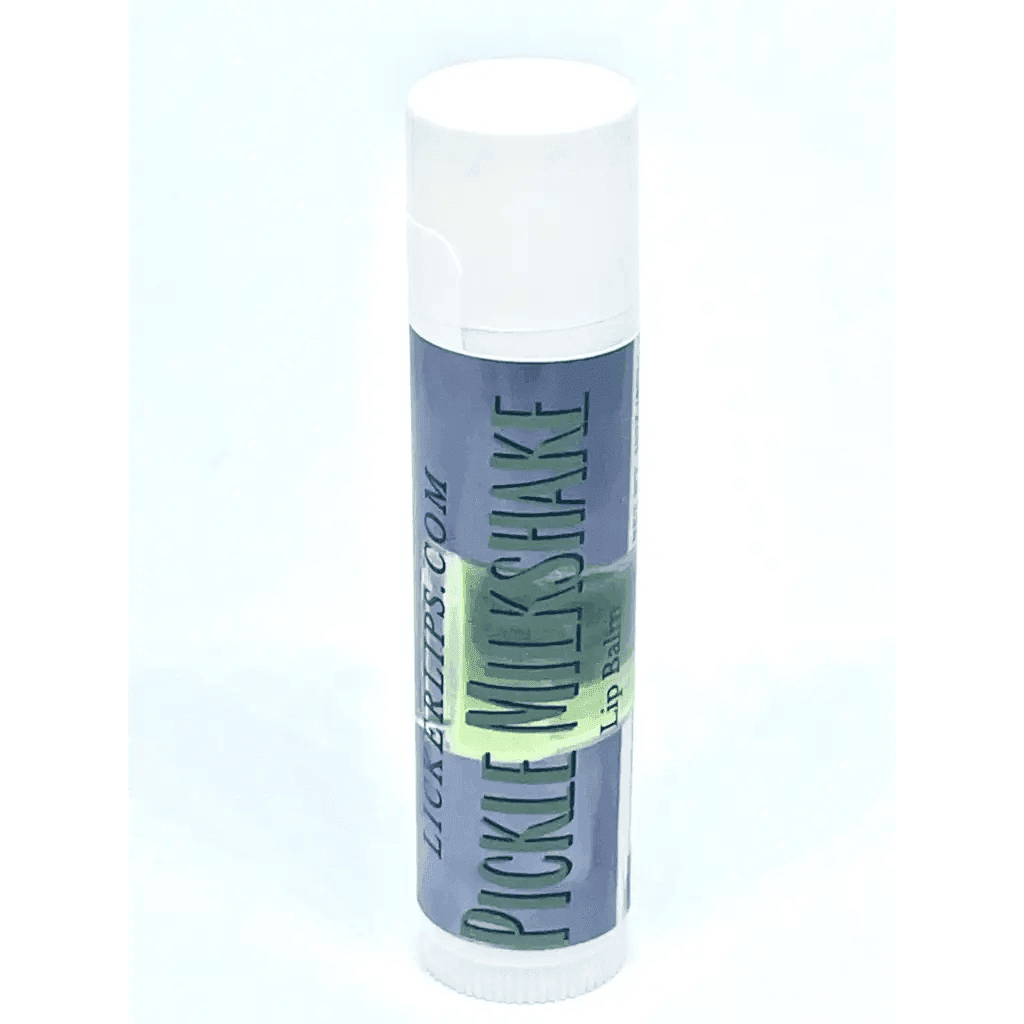 #Natural nut free lip balm# - #Lick 'er Lips Lip Balm#Pickle Milkshake Lip Balm