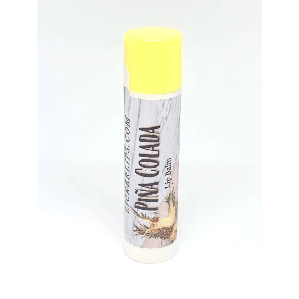 #Natural nut free lip balm# - #Lick 'er Lips Lip Balm#Piña Colada Lip Balm