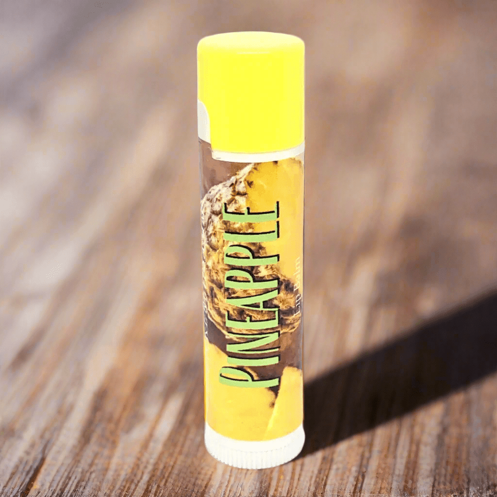 #Natural nut free lip balm# - #Lick 'er Lips Lip Balm#Pineapple Lip Balm