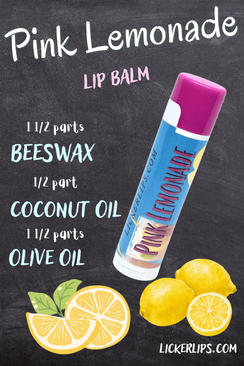 Lick 'er Lips Lip BalmPink Lemonade Lip Balm | Beverage Flavored Natural Lip Balm