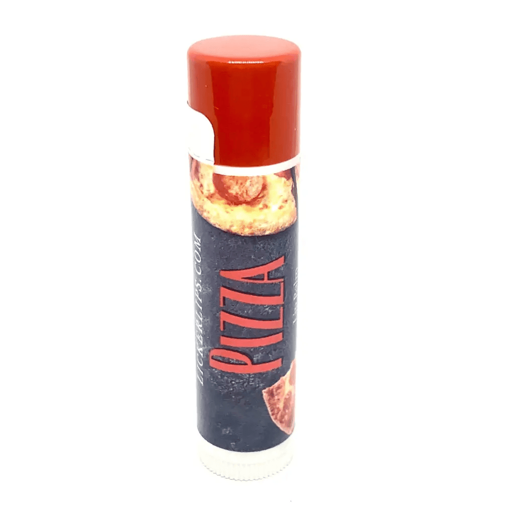 #Natural nut free lip balm# - #Lick 'er Lips Lip Balm#Pizza Lip Balm