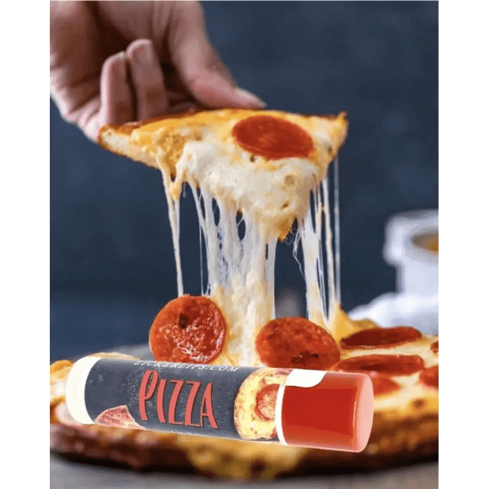 Natural nut free lip balm - Lick 'er Lips Lip BalmPizza Lip Balm - All Natural Handmade Lip Care