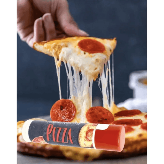 Natural nut free lip balm - Lick 'er Lips Lip BalmPizza Lip Balm - All Natural Handmade Lip Care