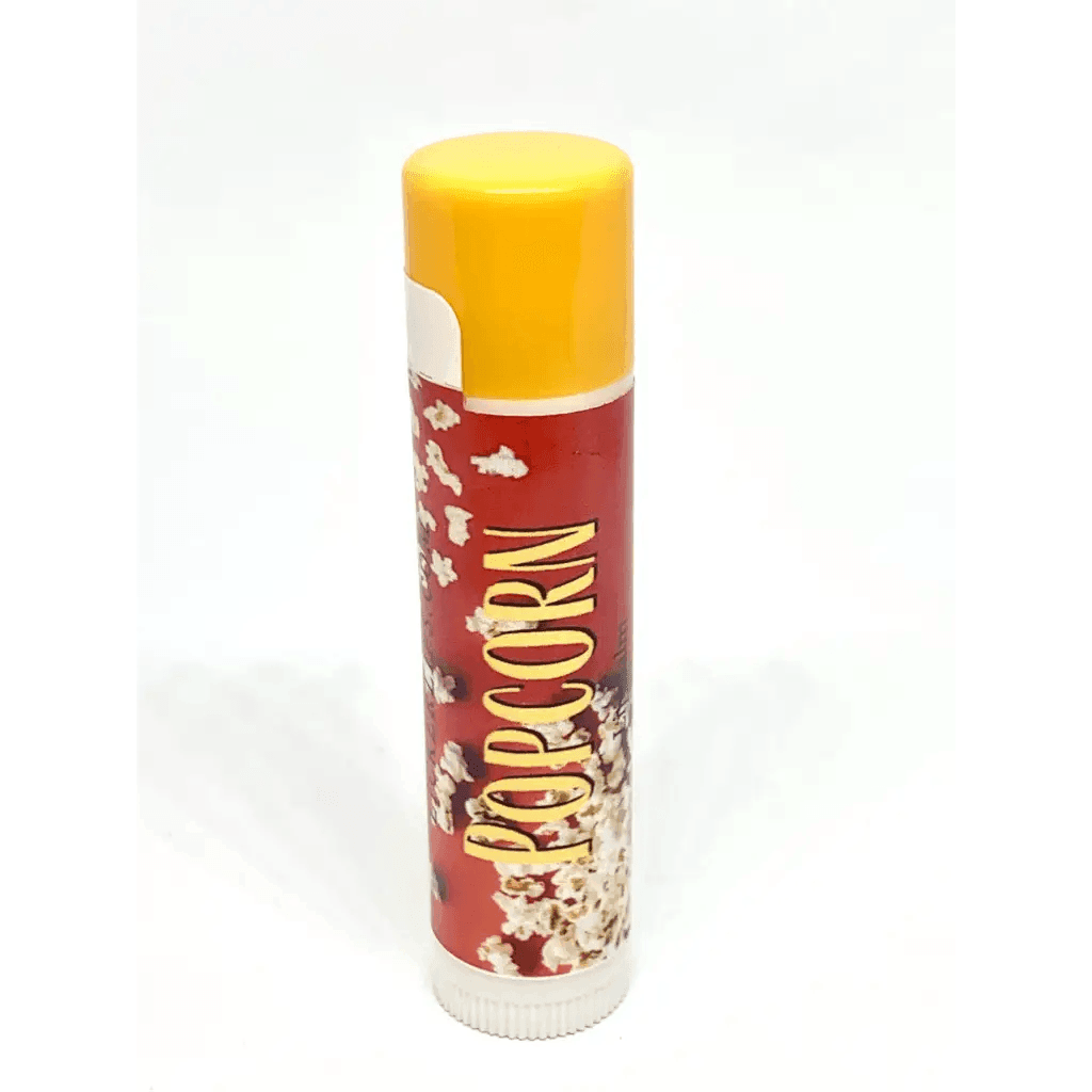 #Natural nut free lip balm# - #Lick 'er Lips Lip Balm#Popcorn Lip Balm