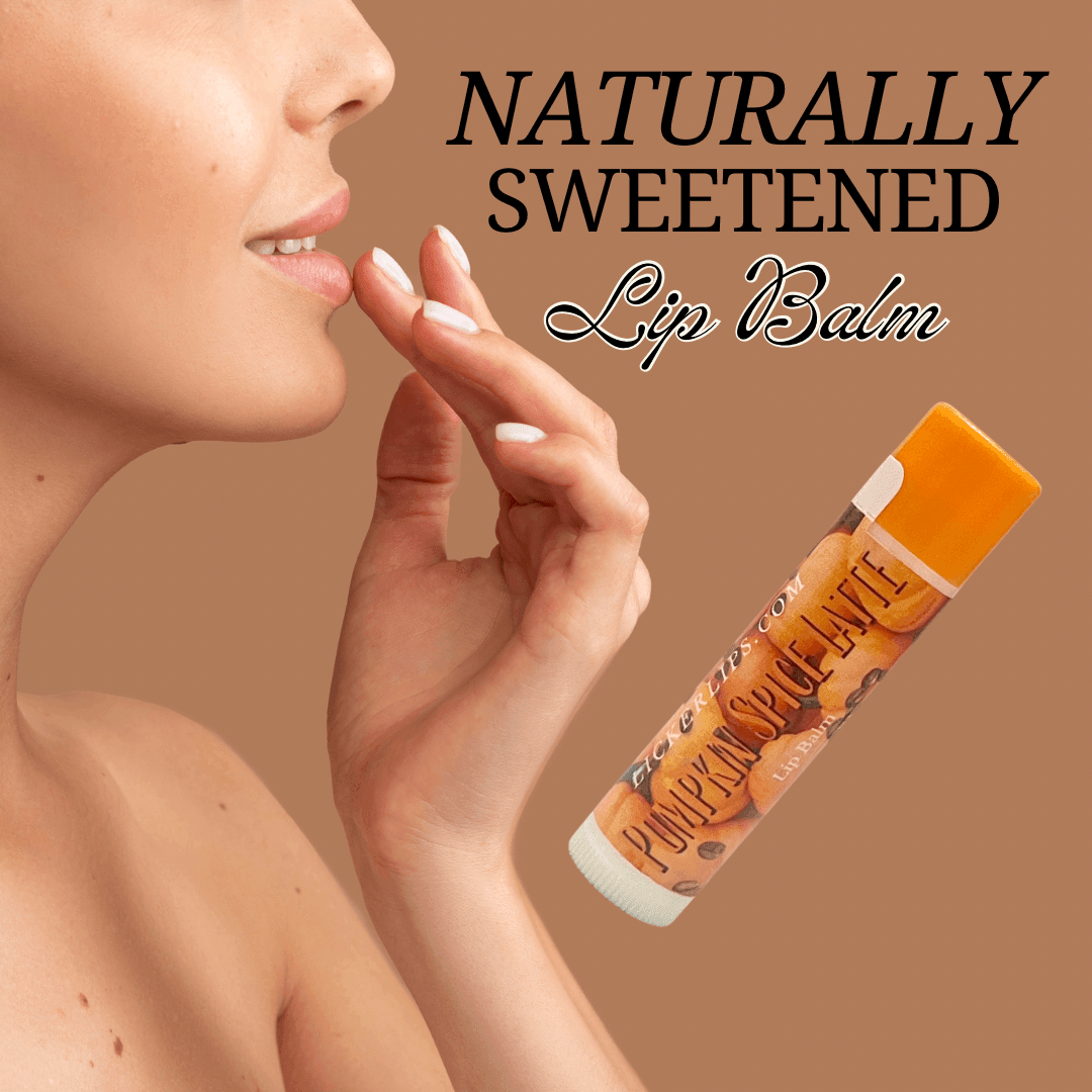 Natural nut free lip balm - Lick 'er Lips Lip BalmPSL Lip Balm pack - Pumpkin Spice Latte Lip Care - 3 Tubes