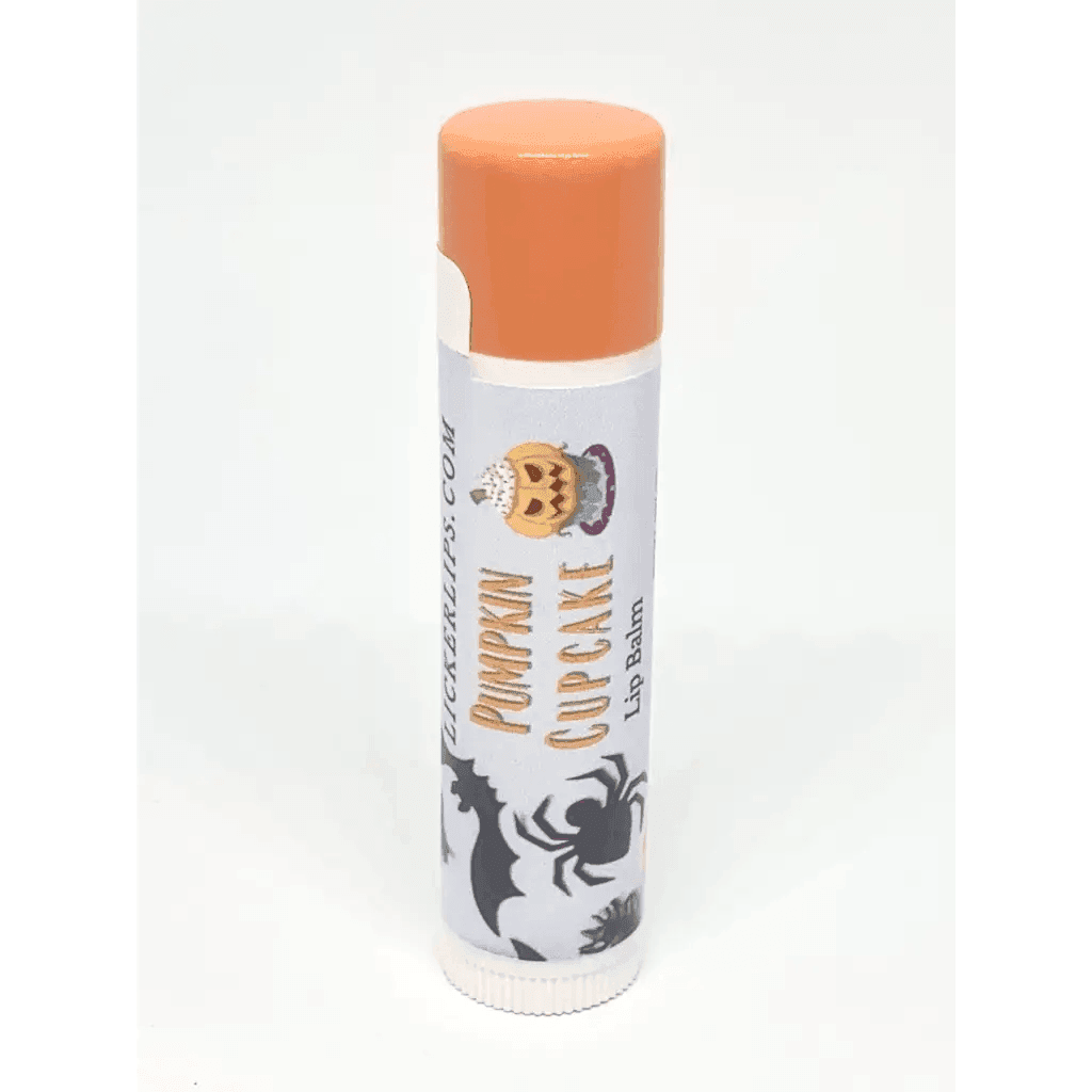 Natural nut free lip balm - Lick 'er Lips Lip BalmPumpkin Cupcake Lip Balm