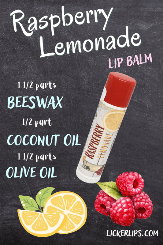 Lick 'er Lips Lip BalmRaspberry Lemonade Lip Balm | Beverage Flavor Natural Lip Care