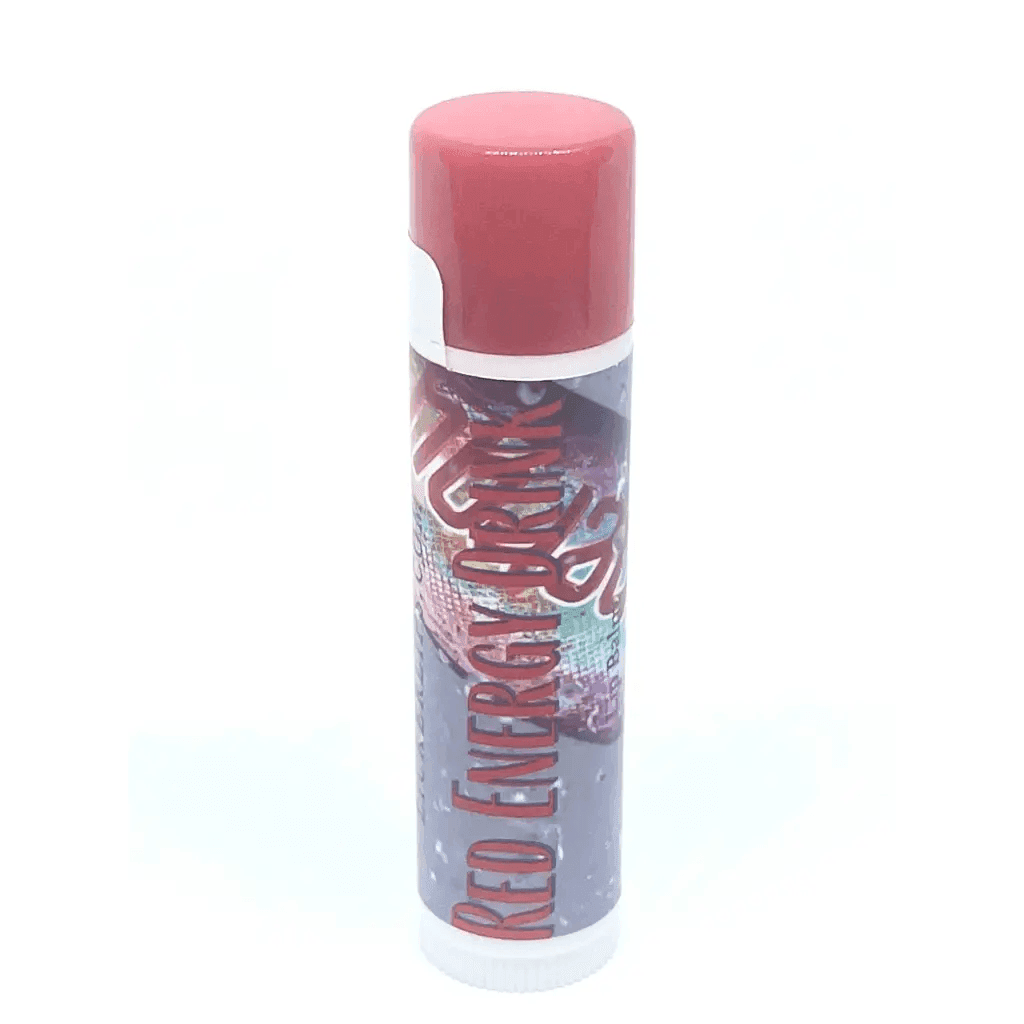Natural nut free lip balm - Lick 'er Lips Lip BalmRed Energy Drink Lip Balm