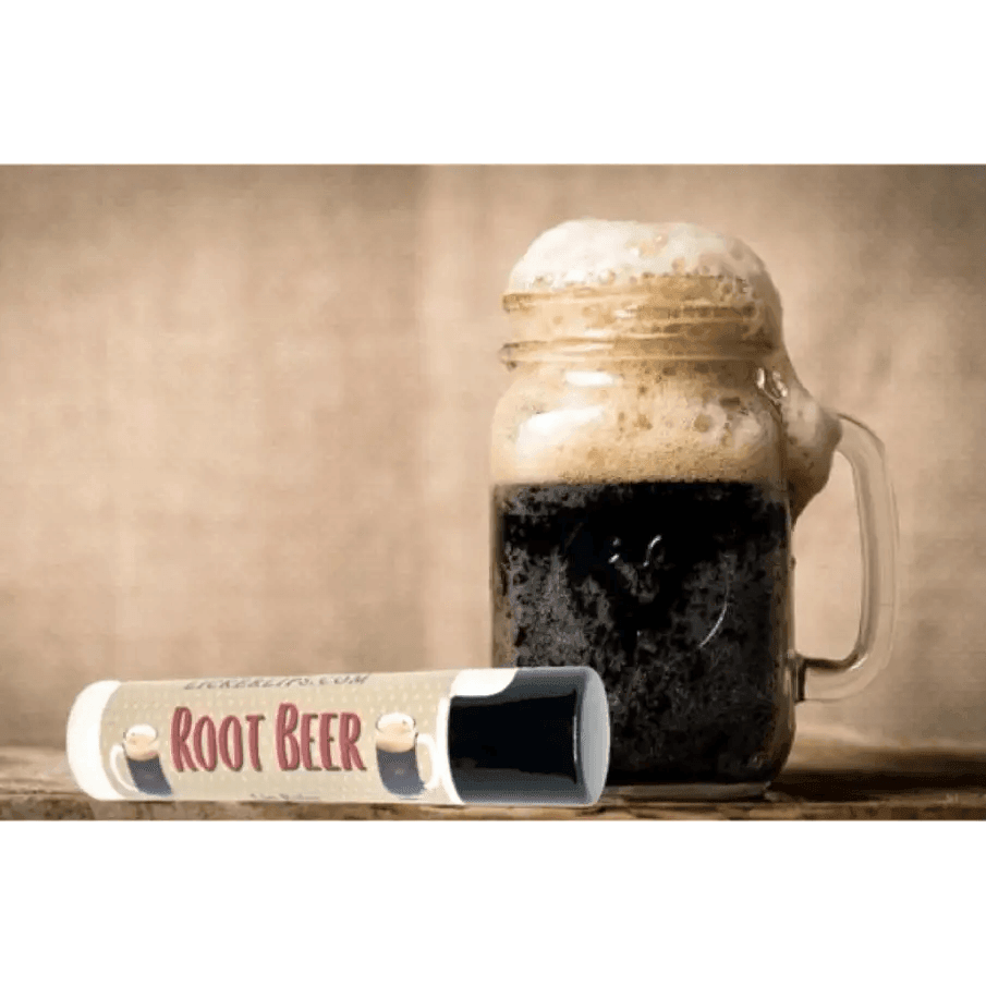 #Natural nut free lip balm# - #Lick 'er Lips Lip Balm#Root Beer Lip Balm