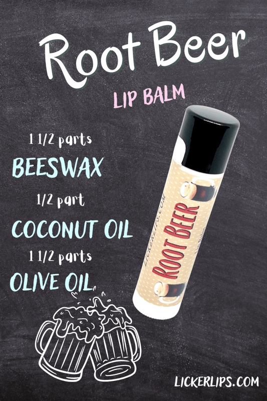 Lick 'er Lips Lip BalmRoot Beer Lip Balm | Beverage Flavored Natural Lip Balm