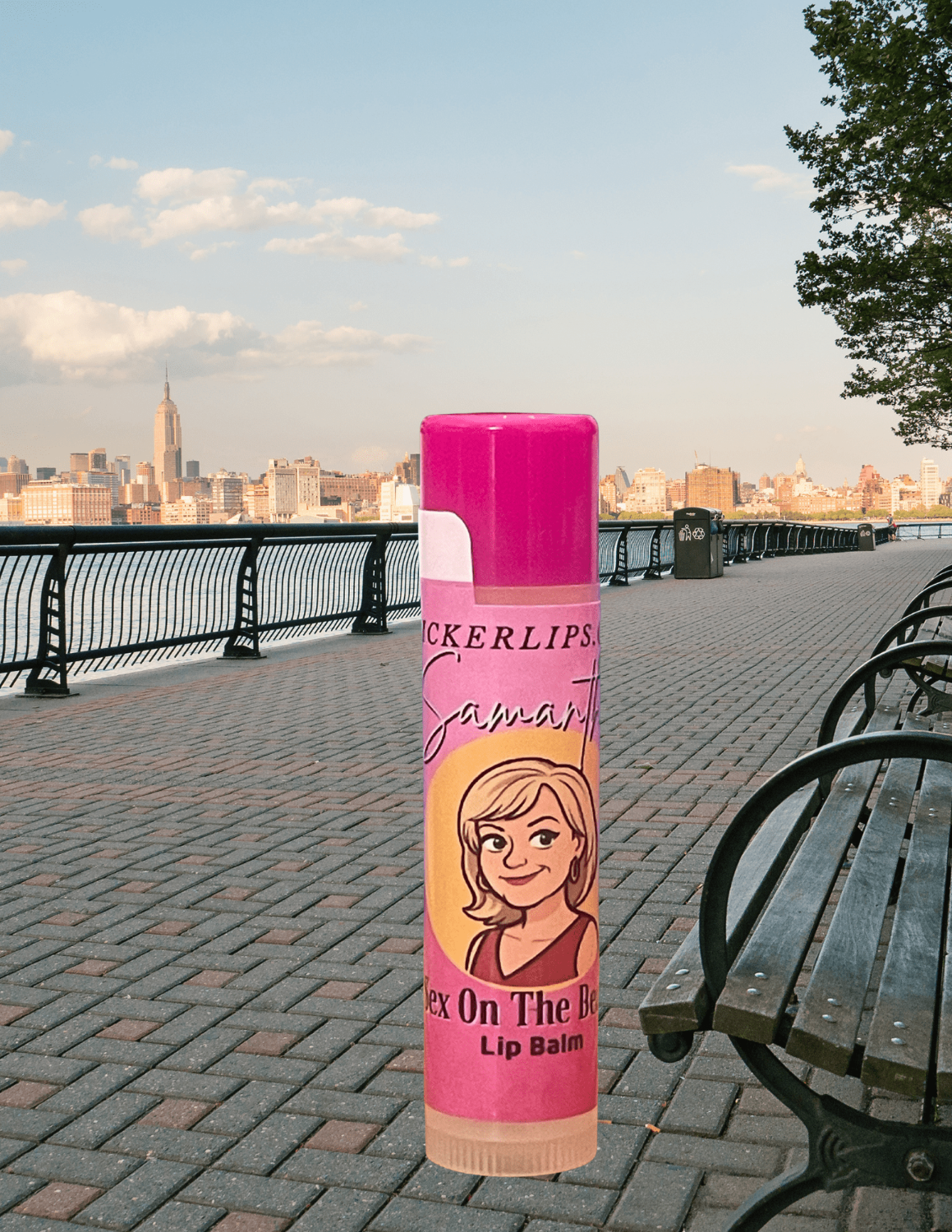 SATC Lip Balm Collection - Cocktail Flavor Lip Care for Fans Of Sex and The City