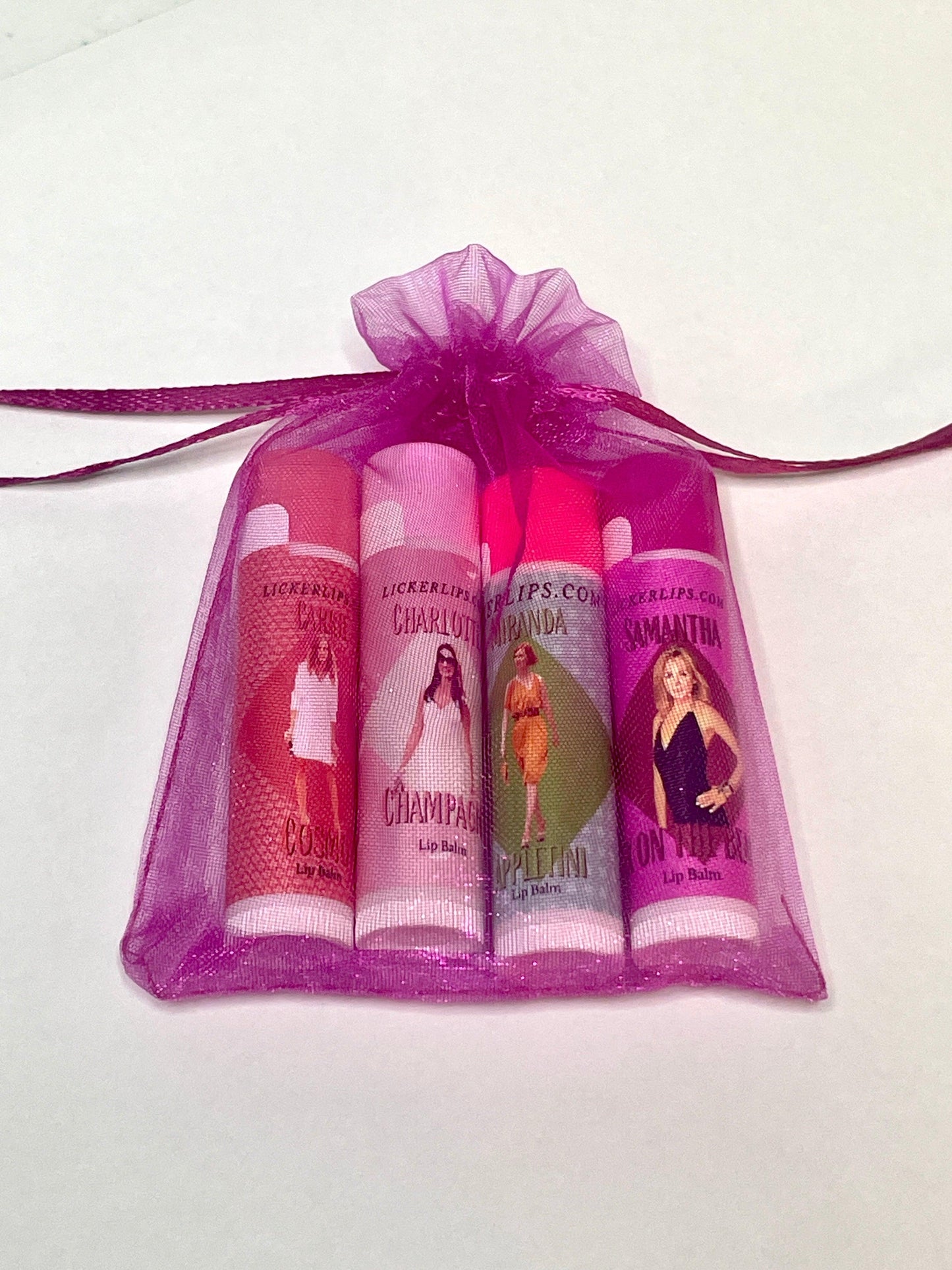Natural nut free lip balm - Lick 'er Lips Lip BalmSex and the City Lip Balm Collection
