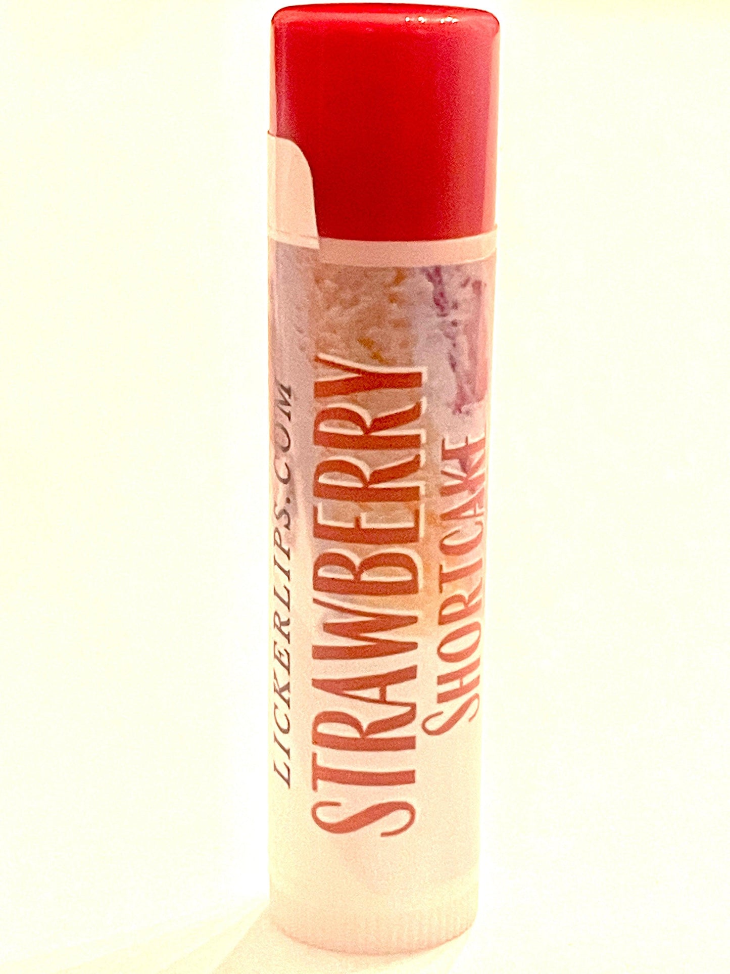 #Natural nut free lip balm# - #Lick 'er Lips Lip Balm#Strawberry Shortcake Lip Balm