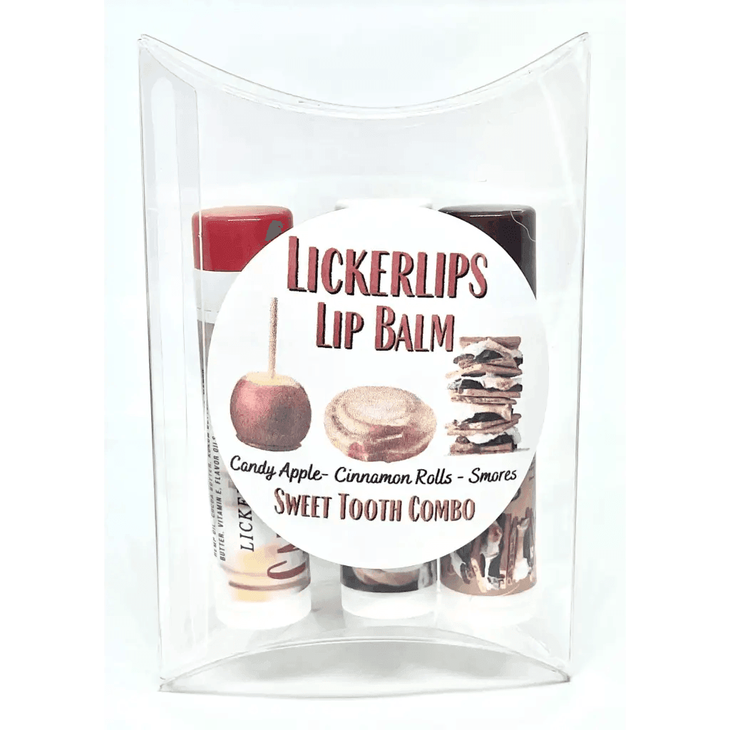 #Natural nut free lip balm# - #Lick 'er Lips Lip Balm#Sweet Tooth Lip Balm Pack