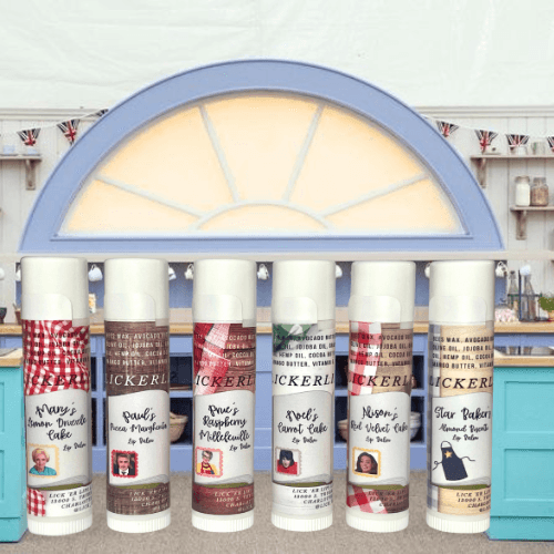 #Natural nut free lip balm# - #Lick 'er Lips Lip Balm#The Great British Bake Off Lip Balm Set