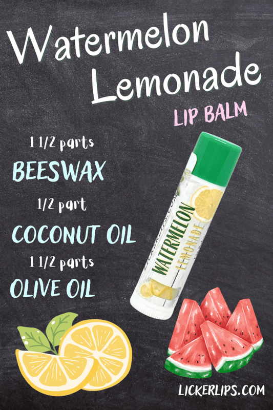 Lick 'er Lips Lip BalmWatermelon Lemonade Lip Balm | | Fruit Flavored Natural Lip Balm