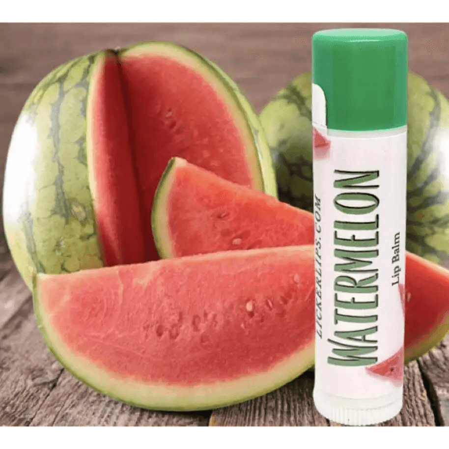 Natural nut free lip balm - Lick 'er Lips Lip BalmWatermelon Lip Balm - All Natural Handmade Lip Care