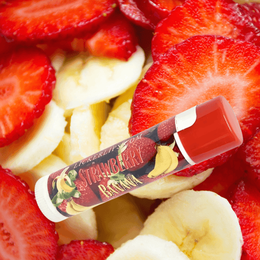 Strawberry Banana Lip Balm - Lickerlips Lip Balms